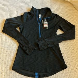 Charcoal gray 1/2 zip Under Armour pullover - Women’s XS